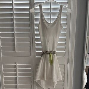 Aerie White Sleeveless Mini Dress